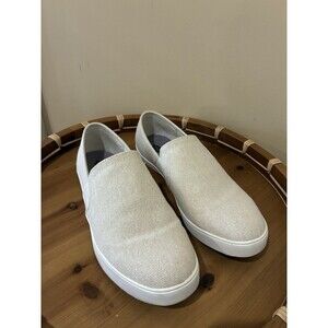 Dr. Scholls Women's Madison Slip On Sneaker Beige Fabric Size 8M